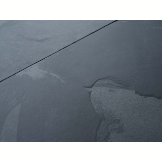 Плитка из камня Сланец чёрный (Браш) 300x600x10 мм (6 шт.). Фото № 3