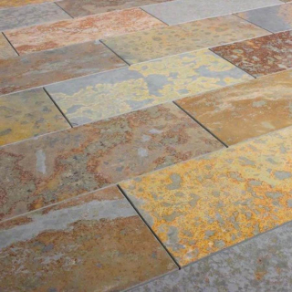 Плитка из камня Сланец мультиколор (Натуральный скол) 300x600x10 мм (6 шт.). Фото № 7