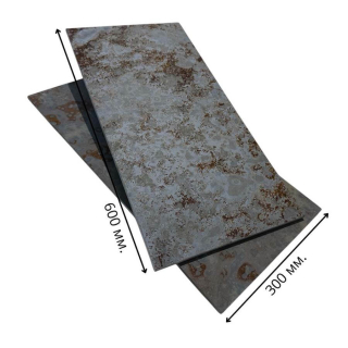 Плитка из камня Сланец мультиколор (Натуральный скол) 300x600x10 мм (6 шт.). Фото № 2