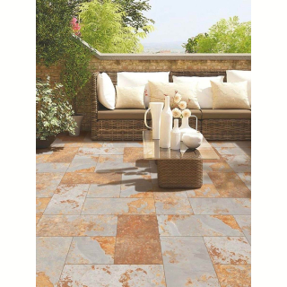 Плитка из камня Сланец мультиколор (Натуральный скол) 300x600x10 мм (6 шт.). Фото № 4