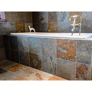 Плитка из камня Сланец мультиколор (Натуральный скол) 600х600х10 мм (4 шт.). Фото № 5