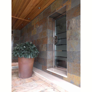 Плитка из камня Сланец мультиколор (Натуральный скол) 600х600х10 мм (4 шт.). Фото № 7