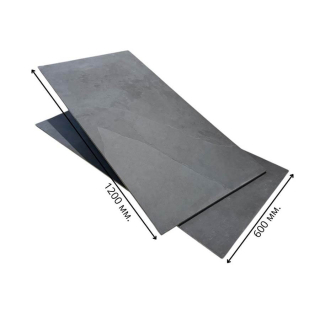 Плитка из камня Сланец чёрный (Натуральный скол) 600х1200х12 мм (1 шт.). Фото № 2