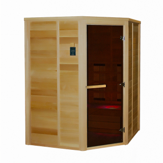 Инфракрасная сауна c керамическими излучателями, 4-местная угловая. Фото № 1