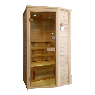 Инфракрасная сауна c керамическими излучателями, 1-местная Угловая. Фото № 1