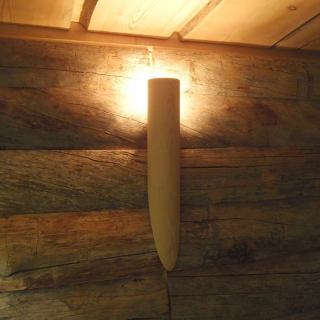 Накладной светильник для сауны Torcia хемлок. Фото №3