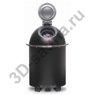 Электрическая печь Helo Saunatonttu 4 (4,8 кВт) печь-термос (гном с крышкой), цвет: чёрный. Фото №8