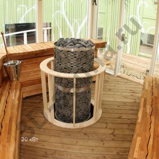 Печь Pillar IKI 20 кВт (380 кг камней). Фото №5