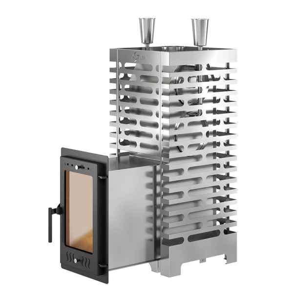 Печь для бани ASTON 24 INOX Long (310М) Нержавеющая сталь. Фото № 1
