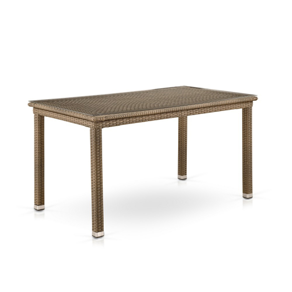 Комплект плетеной мебели T256B/Y380B-W65 Light Brown (4+1). Фото № 3