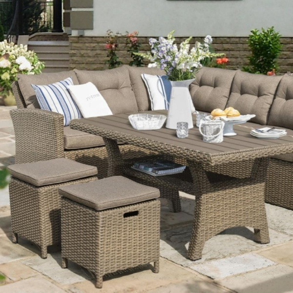 Комплект плетеной мебели из искусственного ротанга AFM-307B Beige. Фото № 3
