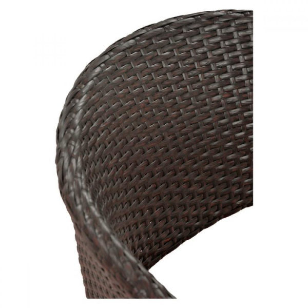 Плетеное кресло из искусственного ротанга Y90C-W51 Brown. Фото № 3