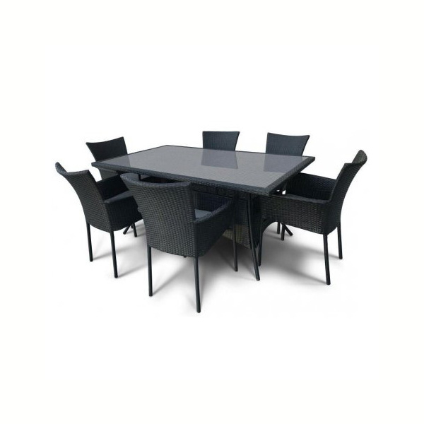 Комплект плетеной мебели из искусственного ротанга ротанга AFM-170S Black 6Pcs. Фото № 1