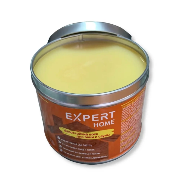 Жаростойкий воск для бань и саун Expert Home 0,5 л. Фото № 2