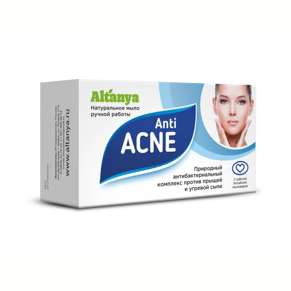 Натуральное мыло для бани anti ACNE 100гр. Фото № 1