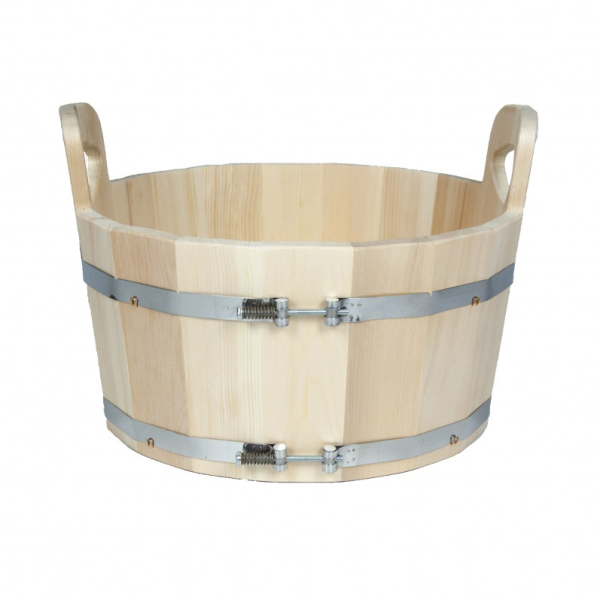 Шайка для бани BentWood кедр натуральный 15л. Фото № 2