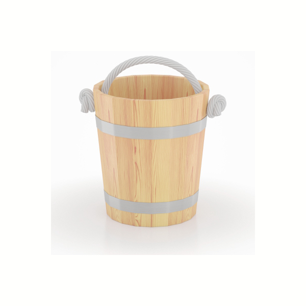 Ведро для бани BentWood кедр натуральный 12л. Фото № 3