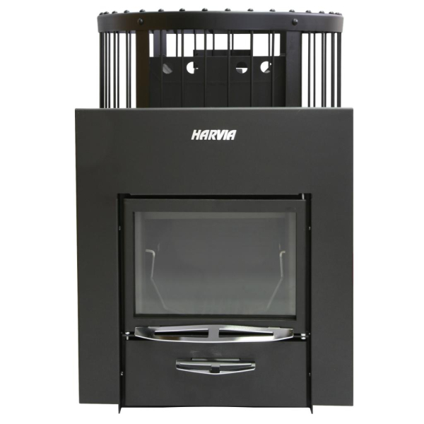 Дровяная печь для бани Harvia Legend 240 DUO black. Фото № 1