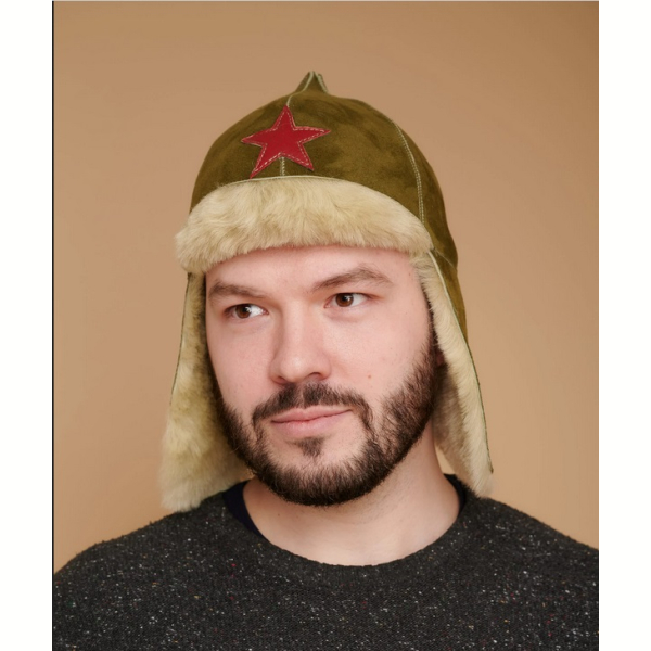 Шапка меховая банная Буденовка. Фото № 1