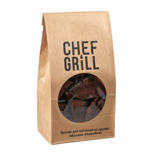 Бруски для копчения CHEF GRILL Мопане (Намибия) 0.8 кг для коптильной камеры. Фото № 1