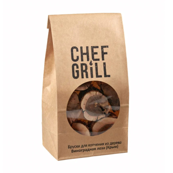 Бруски для копчения CHEF GRILL Виноградная лоза (Крым) 0.8 кг для коптильной камеры. Фото № 1