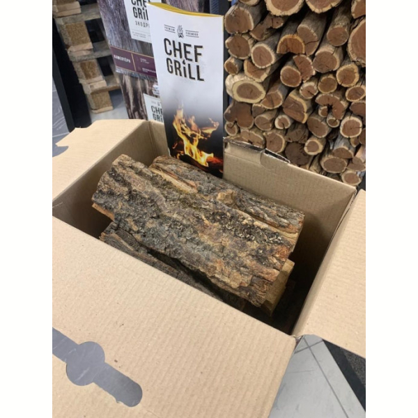 Дрова CHEF GRILL из дерева Дуб (Адыгея) 8 кг для мангала, камина, бани, барбекю. Фото № 5