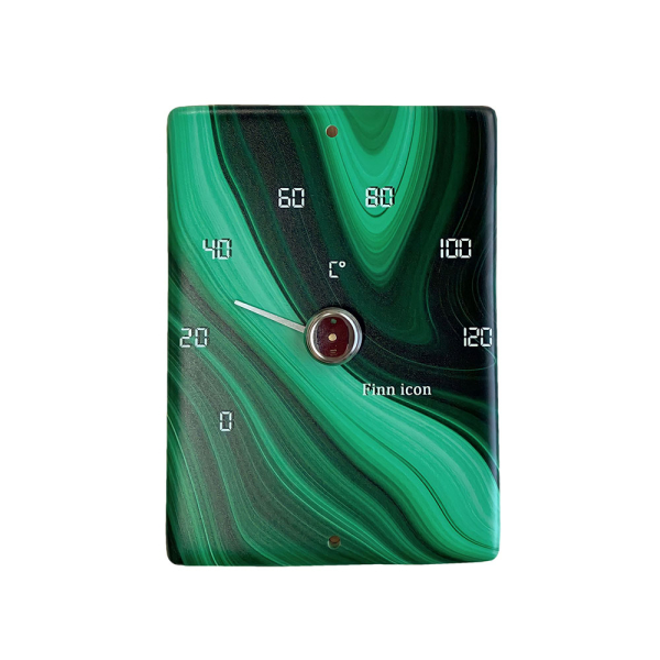 Термометр для бани и сауны FINN ICON, Malachite. Фото № 1