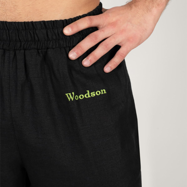 Шорты банщика Woodson, чёрный лён (50-52). Фото № 4