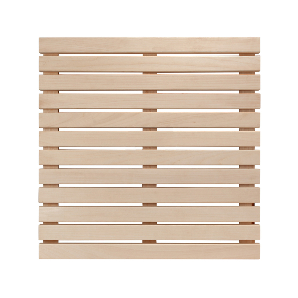 Решетка на пол Wood Country 600х600х42мм, осина. Фото № 1