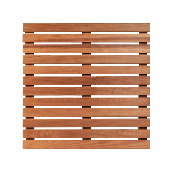 Решетка на пол Wood Country 600х600х42мм, термо-осина. Фото № 1