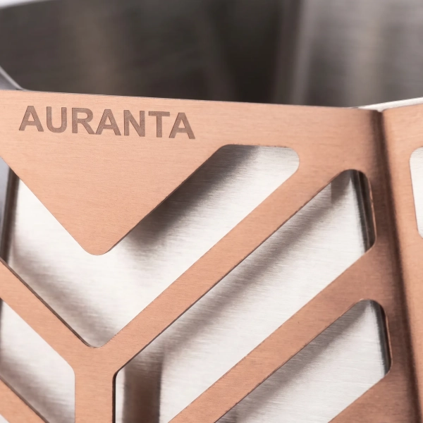 Электрическая печь для сауны АУРАНТА ВЭЙВ ЛАЙТ 3, Бронза. Фото № 2