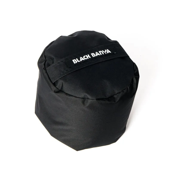 Валик для бани и сауны Black Banya непромокаемый 30х25 см (наполнитель лузга гречихи). Фото № 2
