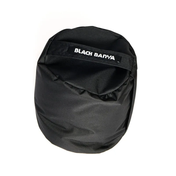 Валик для бани и сауны Black Banya непромокаемый 30х25 см (наполнитель лузга гречихи). Фото № 1