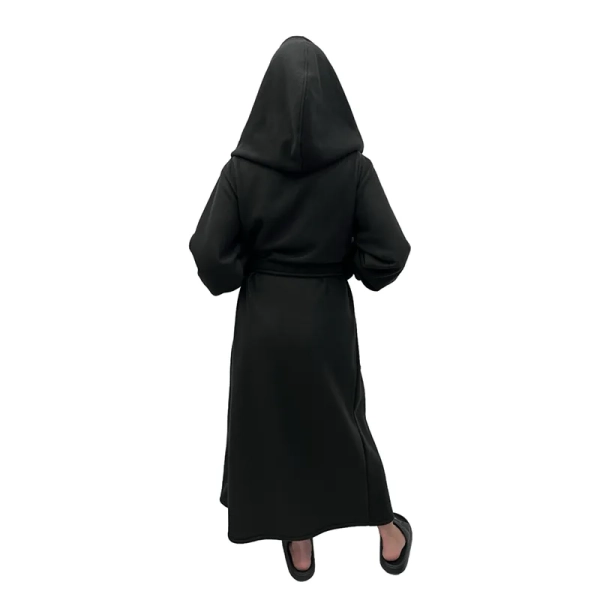 Халат с капюшоном Oversize Black Banya флис (размера 42-48) женский. Фото № 3