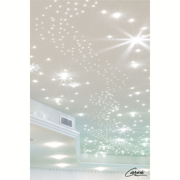 Комплект Звездное небо Cariitti VPL30T-Crystal Star, золото, белое мерцание, 118 точек. Фото № 6