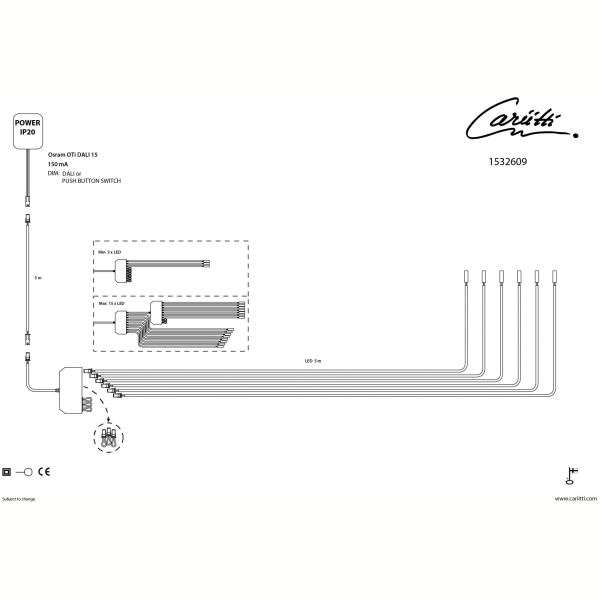 Комплект паровая баня Cariitti Led 3000 K, на 6 светодиодов. Фото № 2