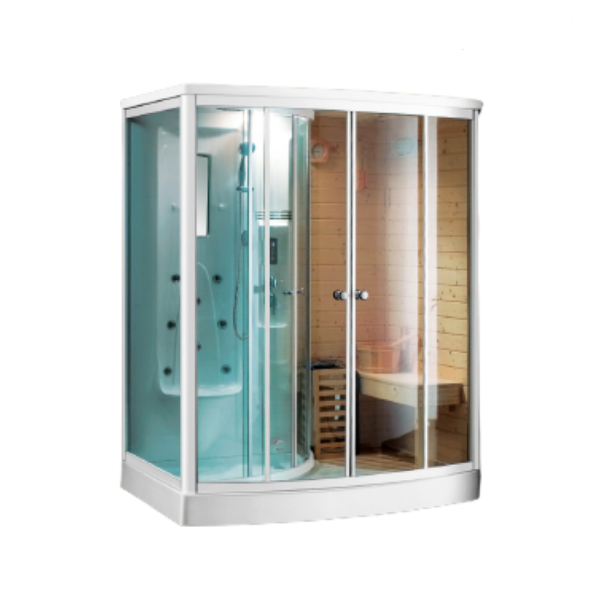 Комбинированная сауна 2в1 Ceruttispa LESINA K9706R 1650x1100x2150 мм. Фото № 1