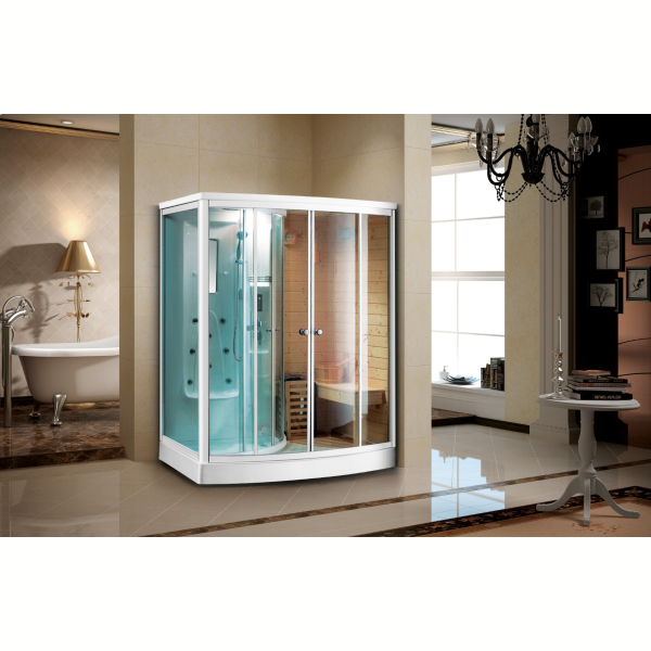 Комбинированная сауна 2в1 Ceruttispa LESINA K9706R 1650x1100x2150 мм. Фото № 2