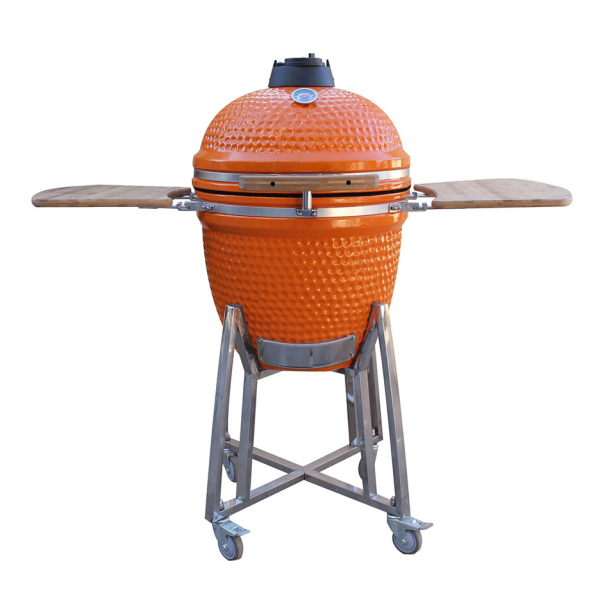 Керамическая гриль Kamado Classic 21 (диаметр 53 см) оранжевый. Фото № 2