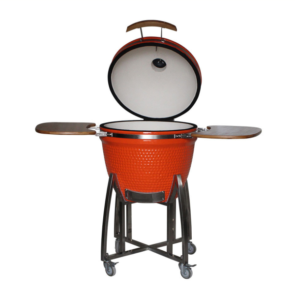 Керамическая гриль Kamado Classic 21 (диаметр 53 см) оранжевый. Фото № 3