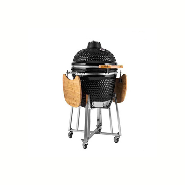 Керамическая гриль Kamado Classic 21 (диаметр 53 см) черный. Фото № 2