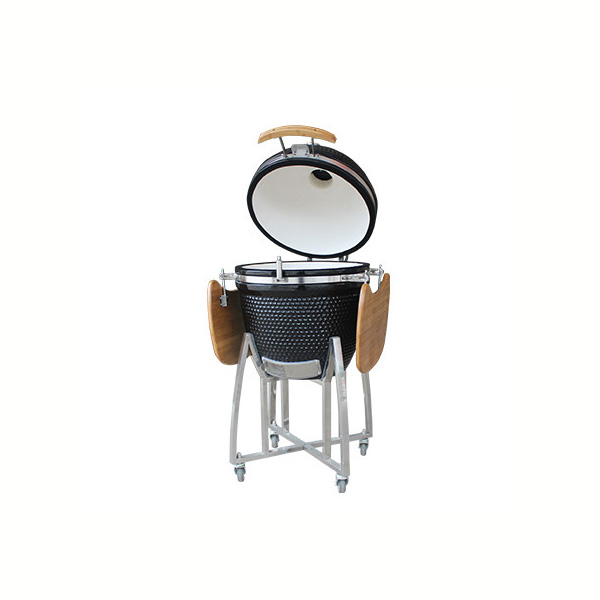Керамическая гриль Kamado Classic 21 (диаметр 53 см) черный. Фото № 3
