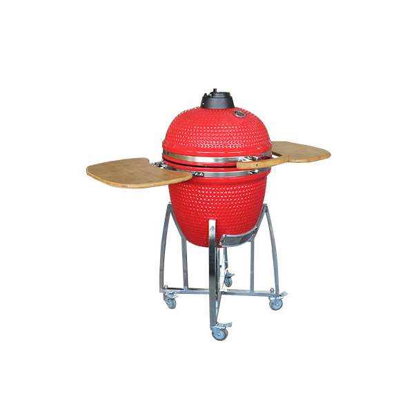 Керамическая гриль Kamado Classic 21 (диаметр 53 см) красный. Фото № 1