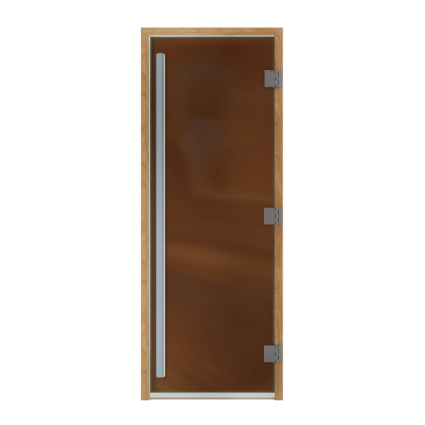 Дверь для бани и сауны DoorWood Престиж Бронза Матовая 190х60 (по коробке). Фото № 1