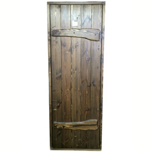 Деревянная дверь для бани DoorWood Русь 1890х690. Фото № 1