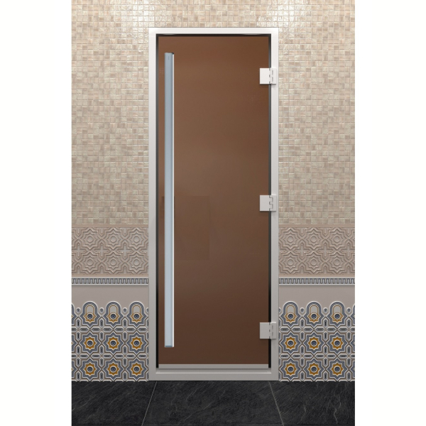 Дверь DoorWood Престиж Хамам Бронза Матовая 200х90 (по коробке). Фото № 1