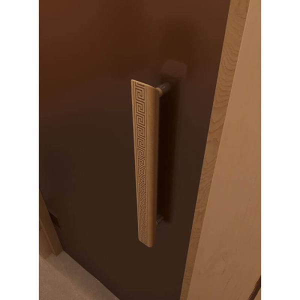 Дверь для сауны и бани DoorWood Фаворит Бронза Матовая 1800х700 (по коробке). Фото № 3