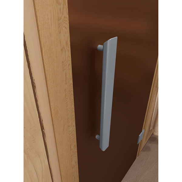 Дверь для сауны и бани DoorWood Фаворит Бронза Матовая 1800х700 (по коробке). Фото № 4