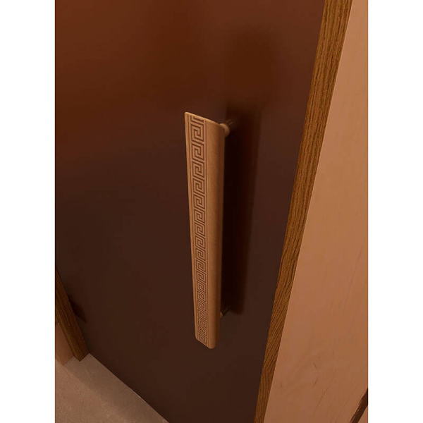 Дверь для сауны и бани DoorWood Фаворит BLACK Бронза Матовая 1900х700 (по коробке). Фото № 2