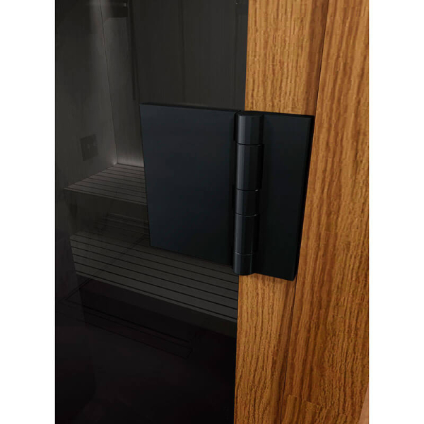 Дверь для сауны и бани DoorWood Фаворит BLACK Графит 2000х700 (по коробке). Фото № 3